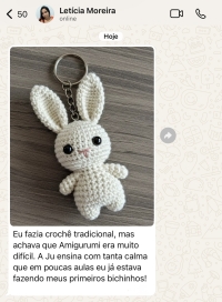 Depoimento de aluna 1