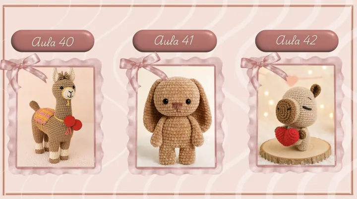 Aula 40 de amigurumi